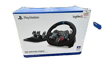 Logitech G29 Driving Force Racing Wheel for PS5, PS4, PC + Logitech Driving  Forc 97855112781 