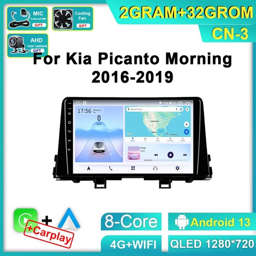 Autoradio Android per KIA Picanto Schermo Mattutino CarPlay GPS Navi Lettore Video - Foto 14 di 28