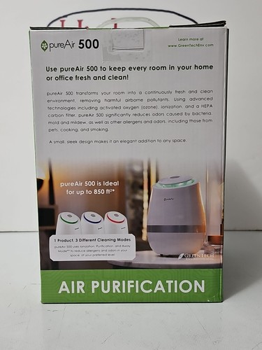 GreenTech PureAir 500 Activated Oxygen Room Air Purifier - Picture 17 of 22