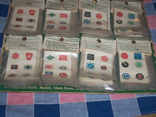 Vintage Easel Back Display IMPKO Miniature Decals about 69 Packages Railroad - Picture 4 of 9