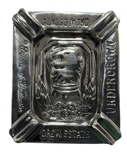Drew Estate Zinn Zigarren Aschenbecher Filzboden Gravur Design