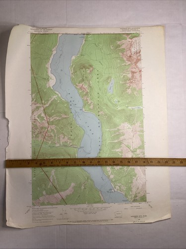 Hozomeen Mtn. Quadrangle Washington 1973 USGS Topographical Map Department Int - Picture 15 of 15