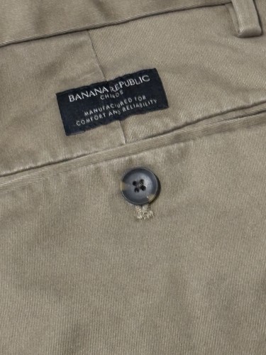 Banana Republic Fulton Skinny Fit Rapid Movement Tan Chino Pants Size 31x30 - Picture 3 of 11