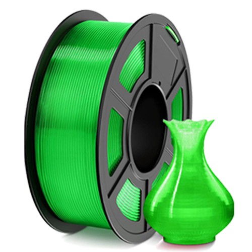 JAYO 1.1KG PLA Clear 3D Printer Filament 1.75mm Transparent Green No Bubble - Picture 1 of 9