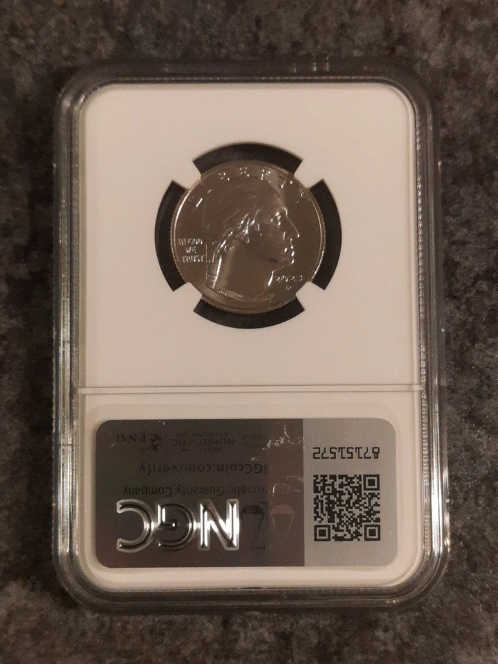 2023 Eleanor Roosevelt Quarter Early Release NGC MS68 - Image 2 of 2