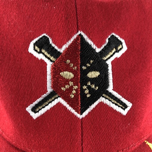 ECHL Hockey Wheeling Nailers Logo and Flames, red with strapback - Picture 2 of 11