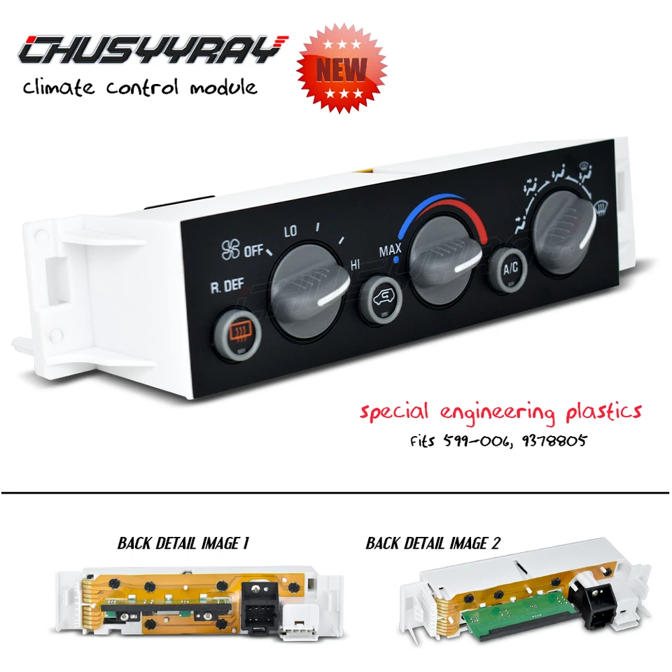 Módulo de control, panel de calefacción de aire acondicionado para Chevrolet K2500 Suburban 1996-1999 Foto 2 de 4