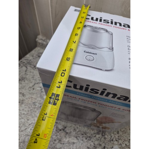 Cuisinart ICE20W M1 Frozen Dessert Maker Ice Cream Yogurt Sorbet Machine - Picture 8 of 9