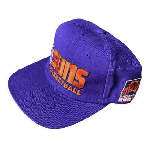 NEW Phoenix Suns Basketball VTG 90's Champion Wool Snapback Cap Hat Kids Youth - Picture 2 of 6