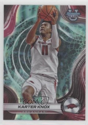 2024-25 Bowman U Best Aqua Lava Refractor 104/199 Karter Knox #41 1ju4