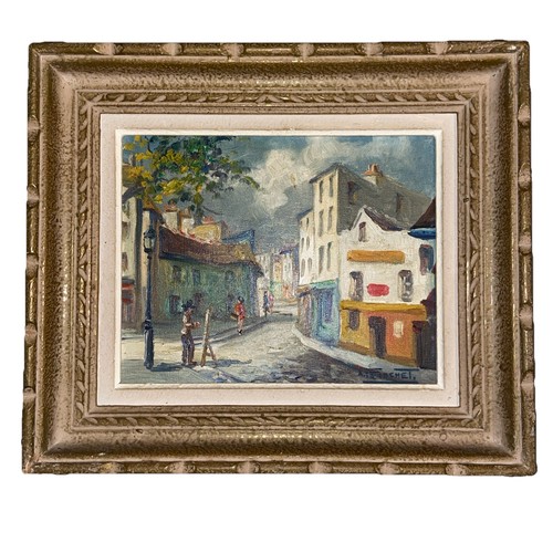 Andre Franchet “Le Vieux Montmartre” Oil on Canvas Painting Signed & Numbered