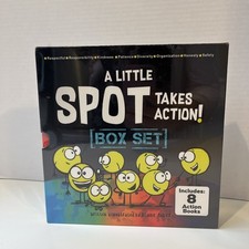 A Little SPOT Takes Action! 8 Book Box Set - Paperback, by Diane Alber NEW