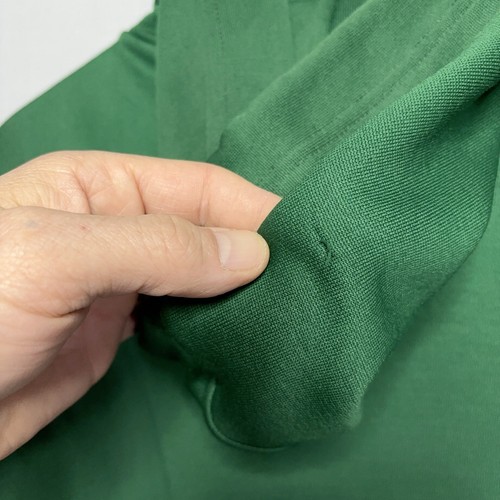 VTG 70s / 80s Kings Road Hoodie Jacket - Forest Green - Zip Up - Mens LARGE - Picture 5 of 9