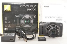 Excellent Nikon COOLPIX S9700 black 16.0MP 30x Zoom Compact Digital Camera #2633