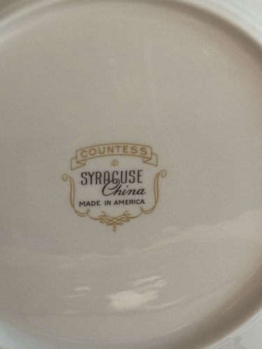 Syracuse Countess Salad Plates, 8”. Set Of Four. - Imagen 8 de 11