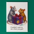 Two Rats - What’s in the Box?  Birthday Card & Envelope - Personalised