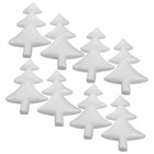 8 Pcs Tree Ornaments Fake Artificial Trees Decor Christmas Fall Party