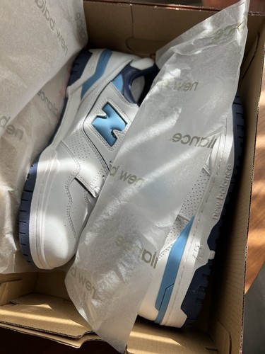 Scarpe da golf uomo New Balance 550 senza punte bianco/marino/blu taglia 10 - nuove con scatola - Foto 11 di 14