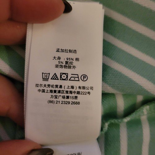 Polo Ralph Lauren Polo Para Hombres 2XL Calce Clásico Rayas Manga Corta Nuevo con Etiquetas - Imagen 18 de 24