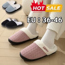 Fashionable and Warm Home Slippers Available in Three Colors for Men and Women