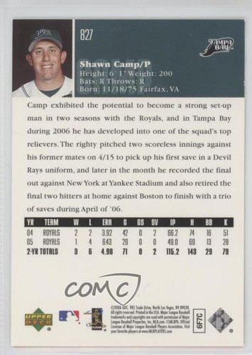 2006 Upper Deck Shawn Camp #827 - Picture 2 of 4