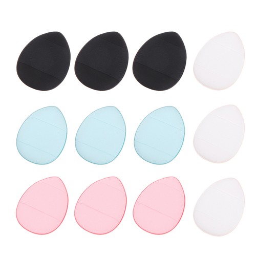 12 Pcs Wet and Dry Powder Puff Face Dual-use Makeup Cushion Foundation