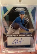 2024 Prizm Cade Horton Prospect Signatures Holo Auto #PS-CH Cubs ROY Full Sig.