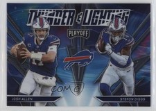 2021 Panini Playoff Thunder and Lightning Josh Allen Stefon Diggs #TL-8 0w4r