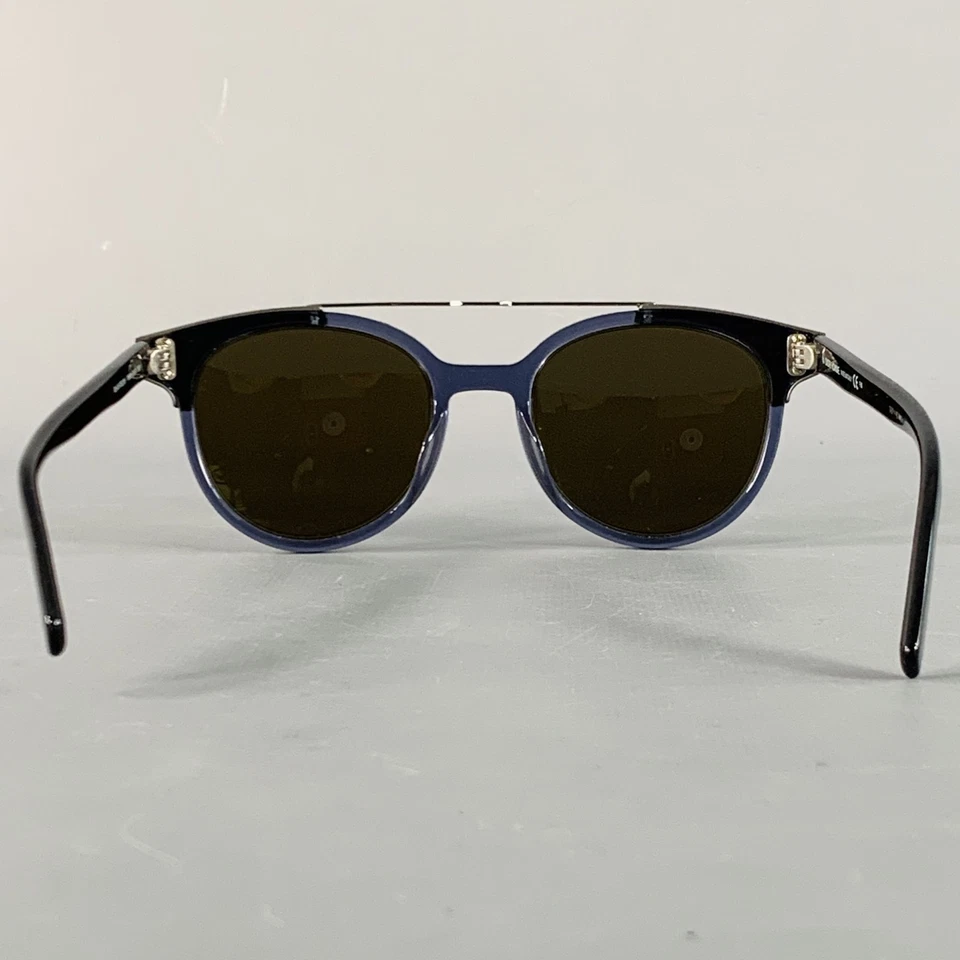 Gafas de sol de aviador DIOR HOMME azul marino plateado acetato Foto 2 de 4