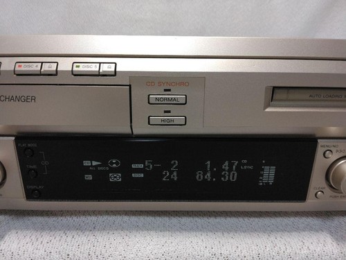 Sony MXD-D5C 5-CD Wechsler MiniDisc MD Player Integrated Deck AC100V 50Hz/60Hz - Bild 6 von 17