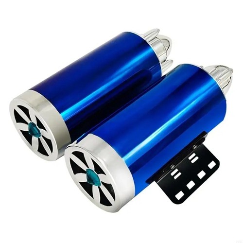 28GC Motorcycle Subwoofer Imitation Exhaust Pipe Audios Motorbike Bluetooth-comp - Picture 6 of 23