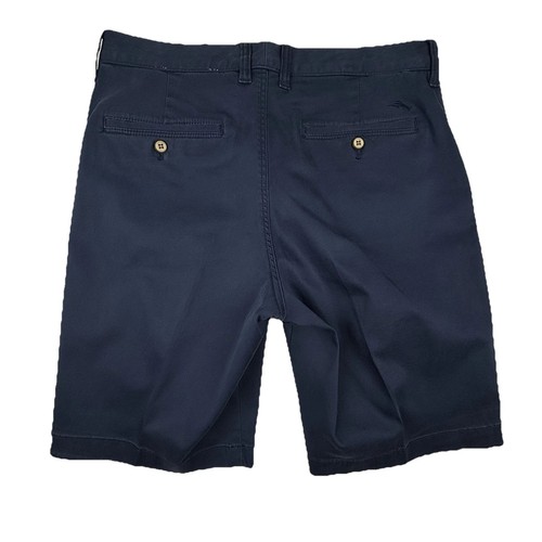 3 Tommy Bahama Chino Shorts Mens 30 Washed Sky Navy Khaki Cotton Stretch LOT EUC - Picture 3 of 13