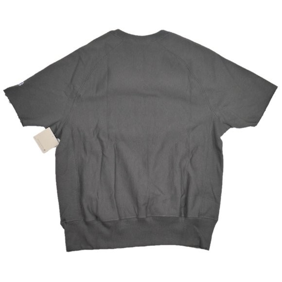 トップス EX REVERSE WEAVE SHORT SLEEVE SWEATSHIRT 10525-CharcoalHt-6-