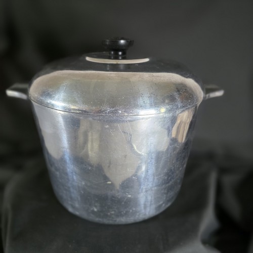 Vintage Magnalite GHC 7 1/2 Quart 7,5 Aluminium 7 Liter Suppentopf mit Deckel