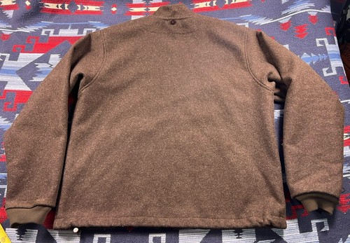 VTG Filson Mackinaw Wool Liner Jacket Men’s XL Style 122 Brown Bomber Made USA - Picture 8 of 11