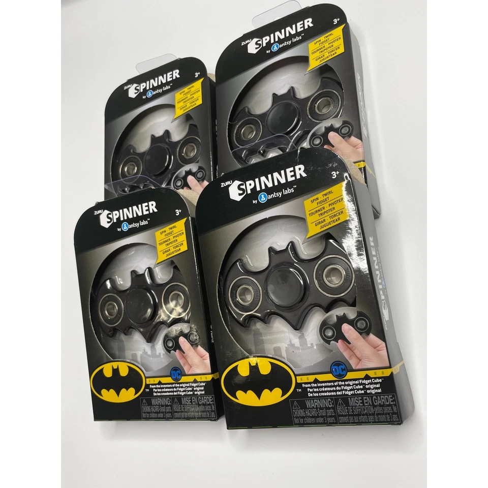 Batman Spinners por Antsy Lab Paquete 4 Nuevo Foto 2 de 4