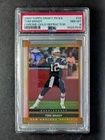 2003 Topps Draft Picks TOM BRADY Chrome Gold Ref. #55 PSA 8 POP 57, 49 Higher