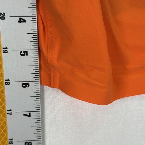 Conjunto de Pantalones Cortos Ten Thousand Para Hombre Grande Naranja Forrado Correr Entrenamiento Atlético Nuevo sin Etiquetas - Imagen 5 de 9