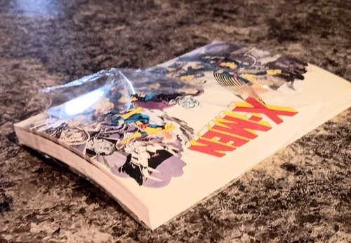 25 cartoline oversize VINTAGE 1992 Marvel Comics X-MEN Classico - aperte - Foto 2 di 5