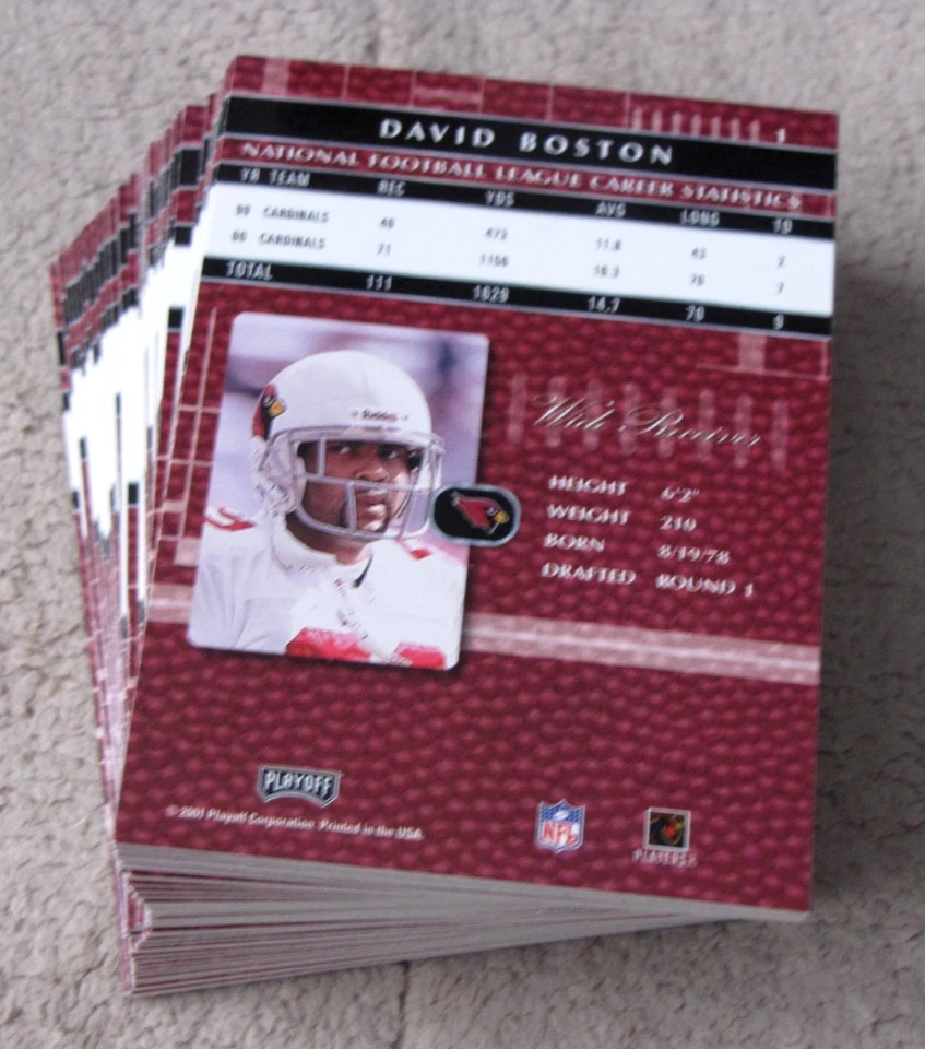 2001 Absolute Memorabilia Football (Pick Choose Complete) - Image 2 of 2