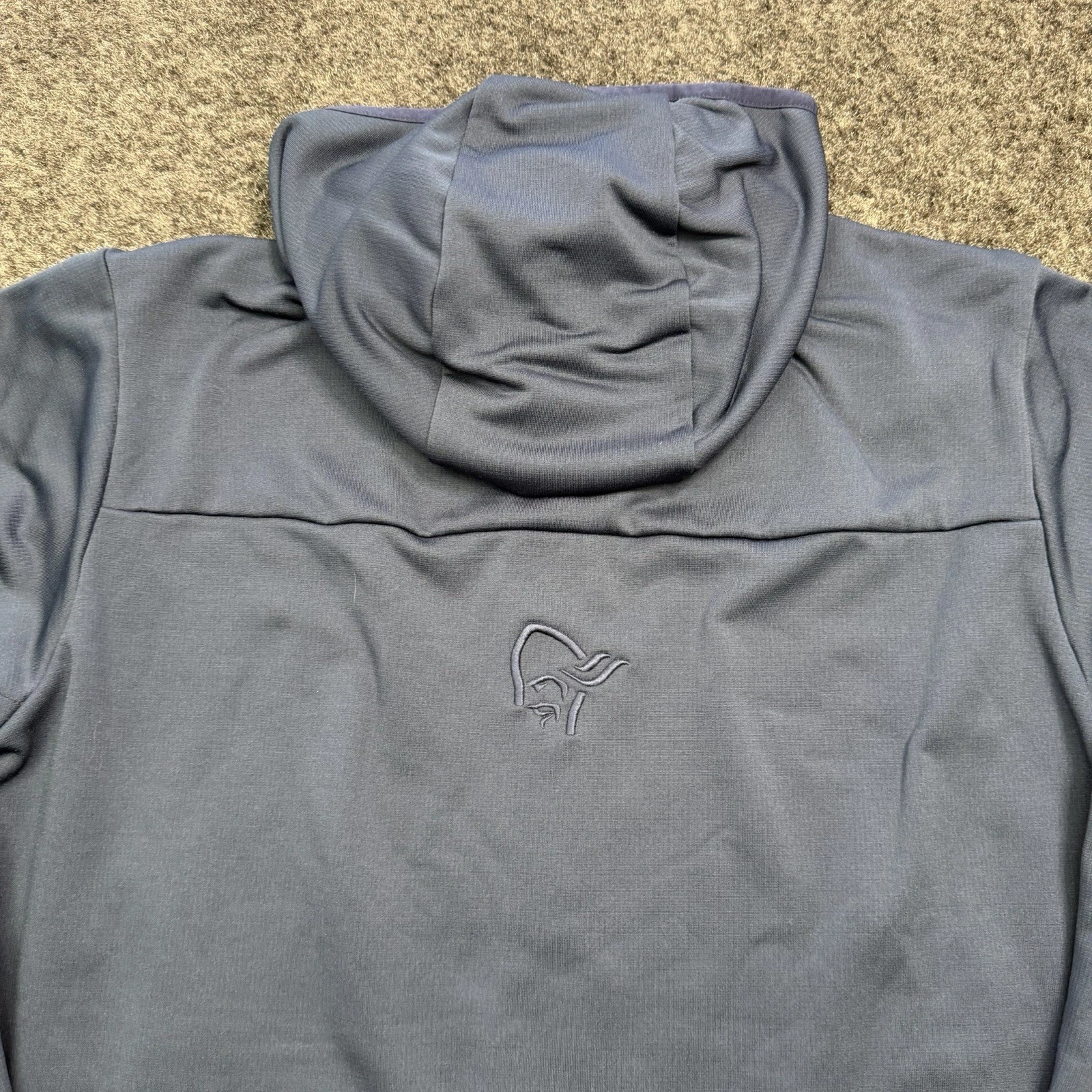 Norrona falketind warm2 stretch Hood Jacket Men Size Medium - Indigo Night Gorp - product detail image 6