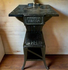 Antique Kitchen Queen, Cast Iron Stove, No. 801