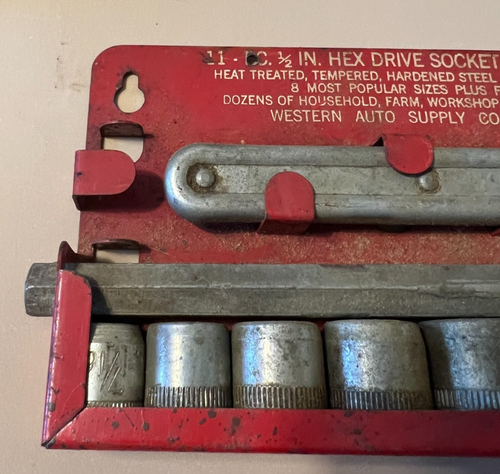 Vintage Western Auto Supply 11 Pc Hex Drive Wrench Set HR2913 w/bonus 2nd Set! - Picture 2 of 9