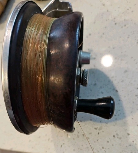ALVEY 45-C1 REEL - MADE IN AUSTRALIA NICE CONDITION WITH LINE - Picture 3 of 7
