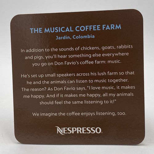 NESPRESSO Limited Edition Coaster In Sleeve 3 Assorted Designs LOT OF 6 - Picture 13 of 14