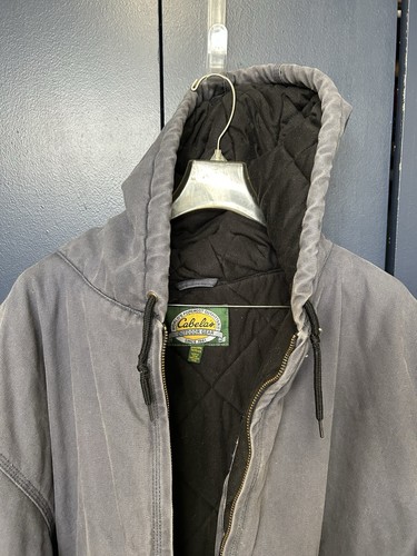 Cabela’s Heavy Work Jacket/Coat 3XL W/Hood - Picture 2 of 15