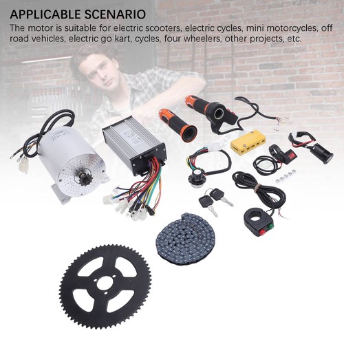 Brushless Direct Current Motor Kit Aluminum Body Air Cooling Electric Brushless - Picture 21 of 23