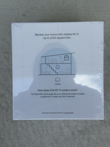 Google Nest Wifi H2D Snow AC2200 router wireless a rete doppia banda - Foto 4 di 6