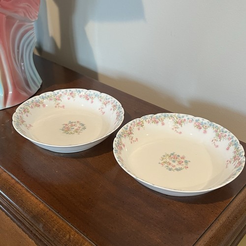 2er Set - Theodore Haviland Limoges 5 1/2" Beeren Soßenschalen Blumen Porzellan - Bild 1 von 7