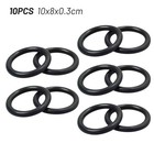 O Ring Replacement Kit Ten Count Size 10 x 8 x 0 3 mm For High Pressure Use